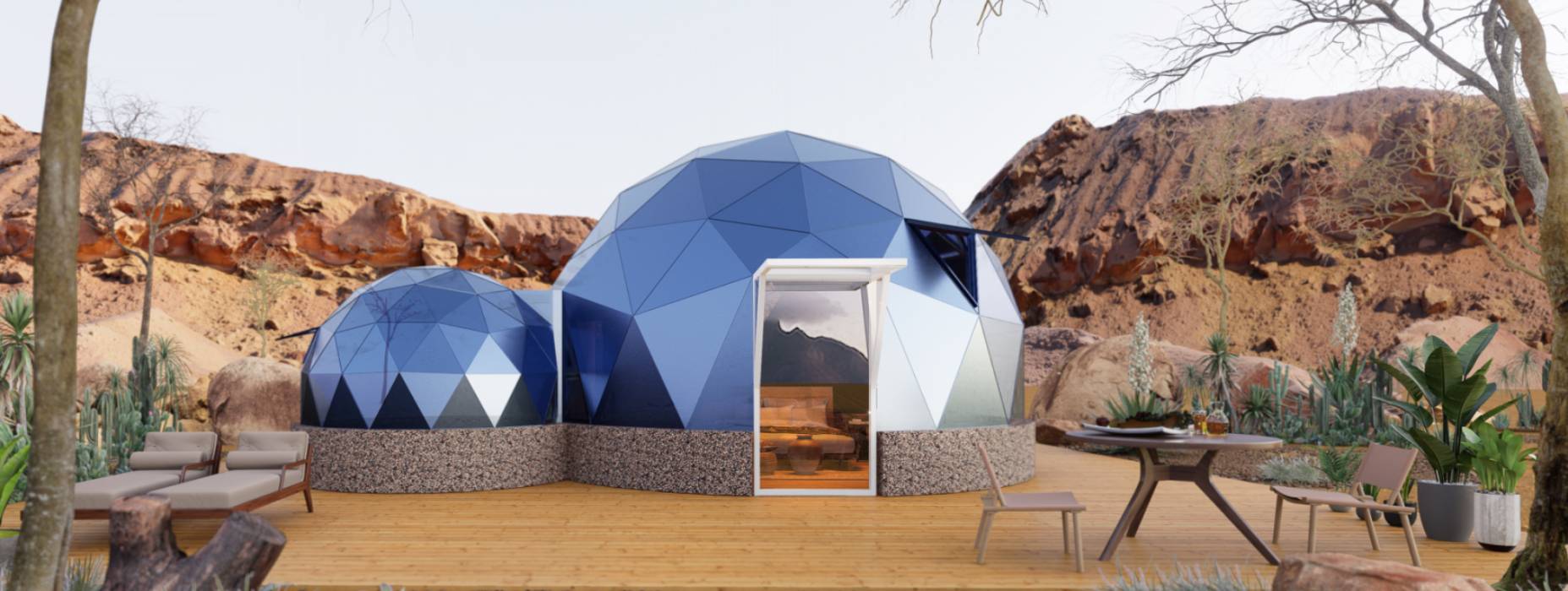 叶县球形智能光伏玻璃星空房